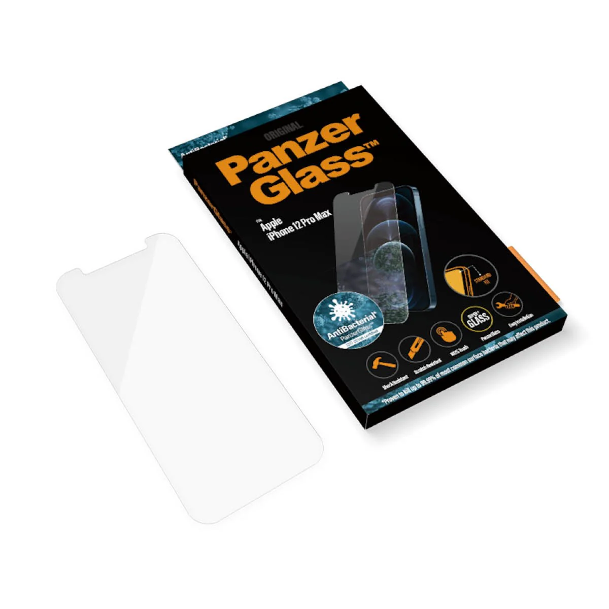 PanzerGlass® Skærmbeskyttelse iPhone 12 Pro Max | Standard Fit - Image 5