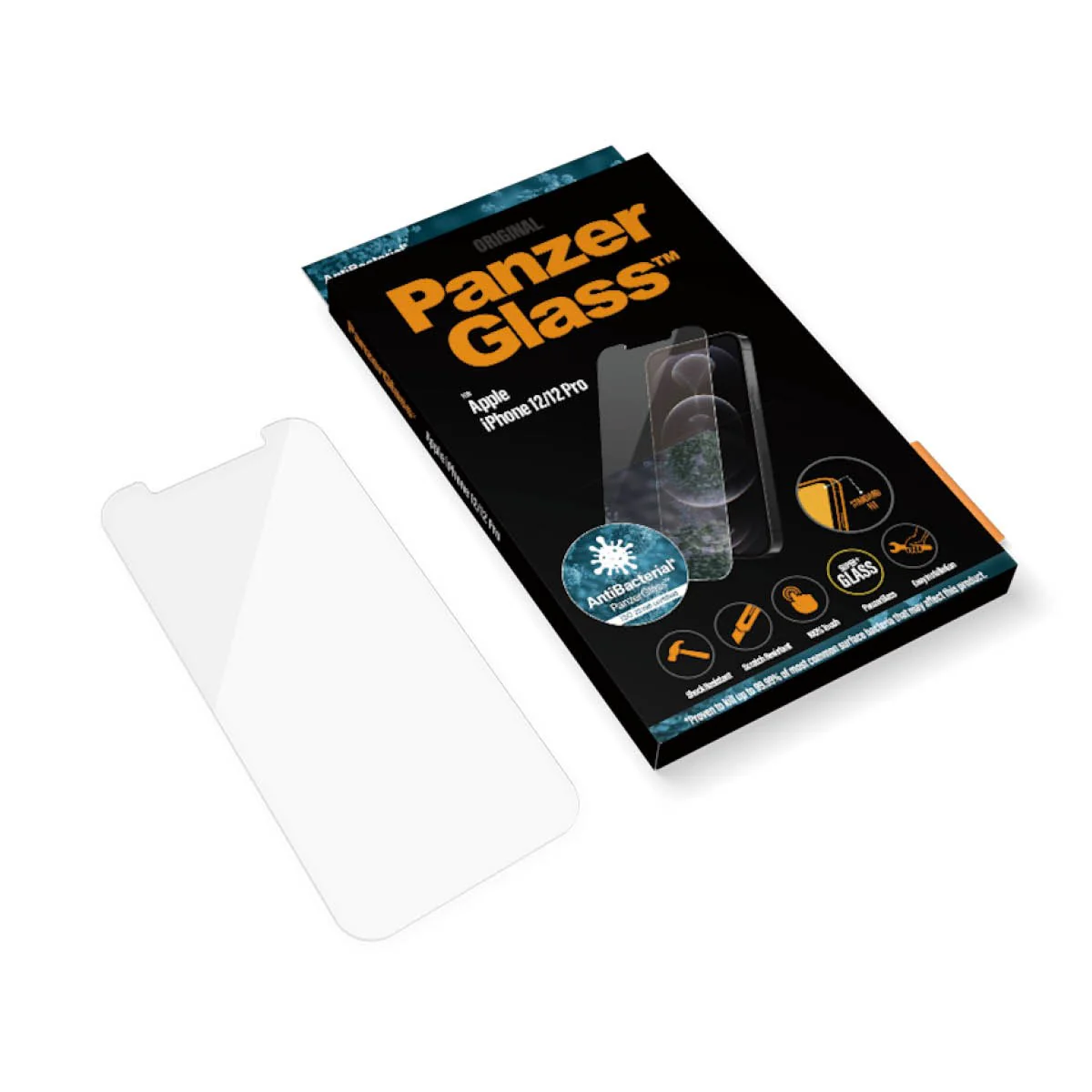 PanzerGlass® Skærmbeskyttelse iPhone 12 | 12 Pro | Standard Fit - Image 5