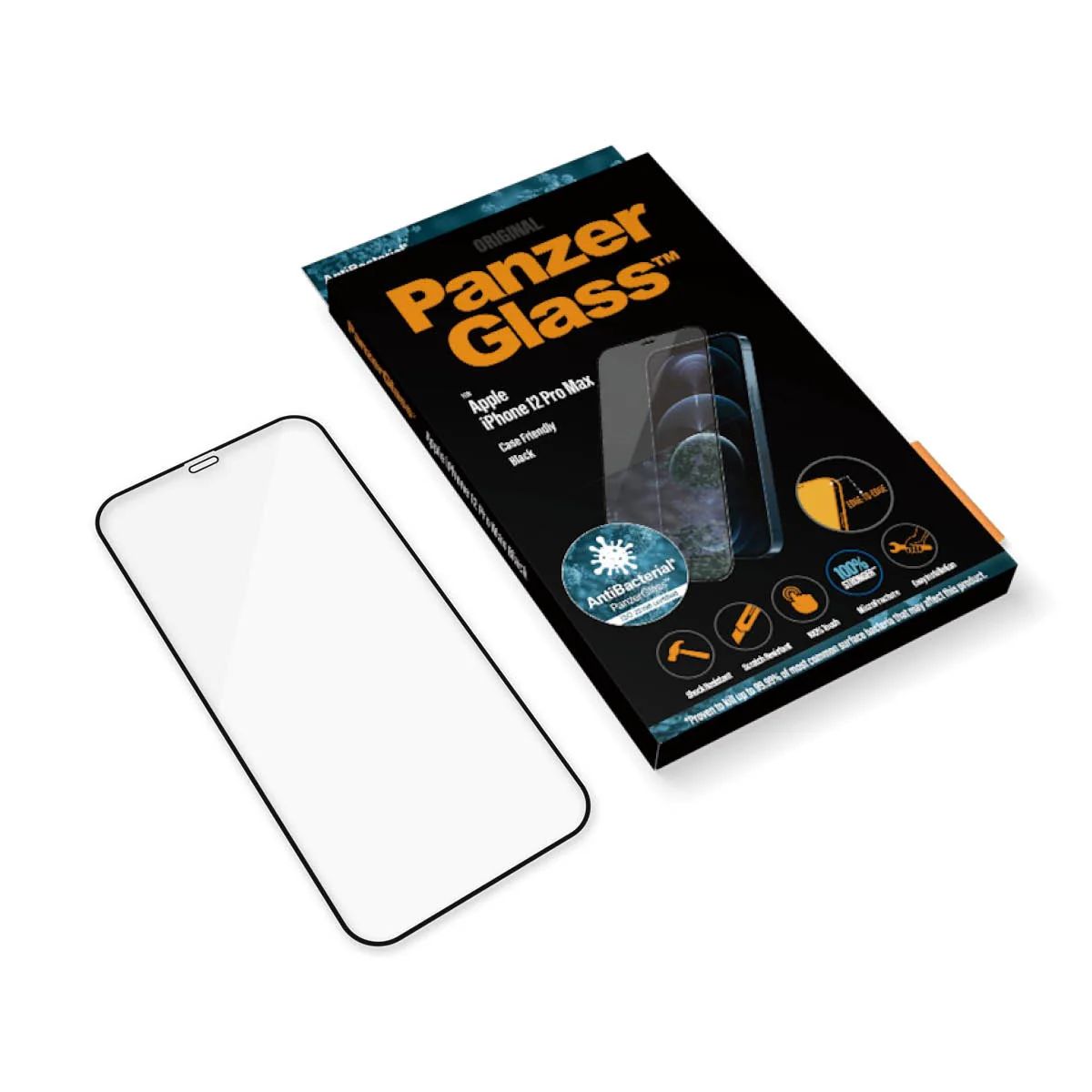 PanzerGlass® Skærmbeskyttelse iPhone 12 Pro Max | Edge-to-Edge - Image 5