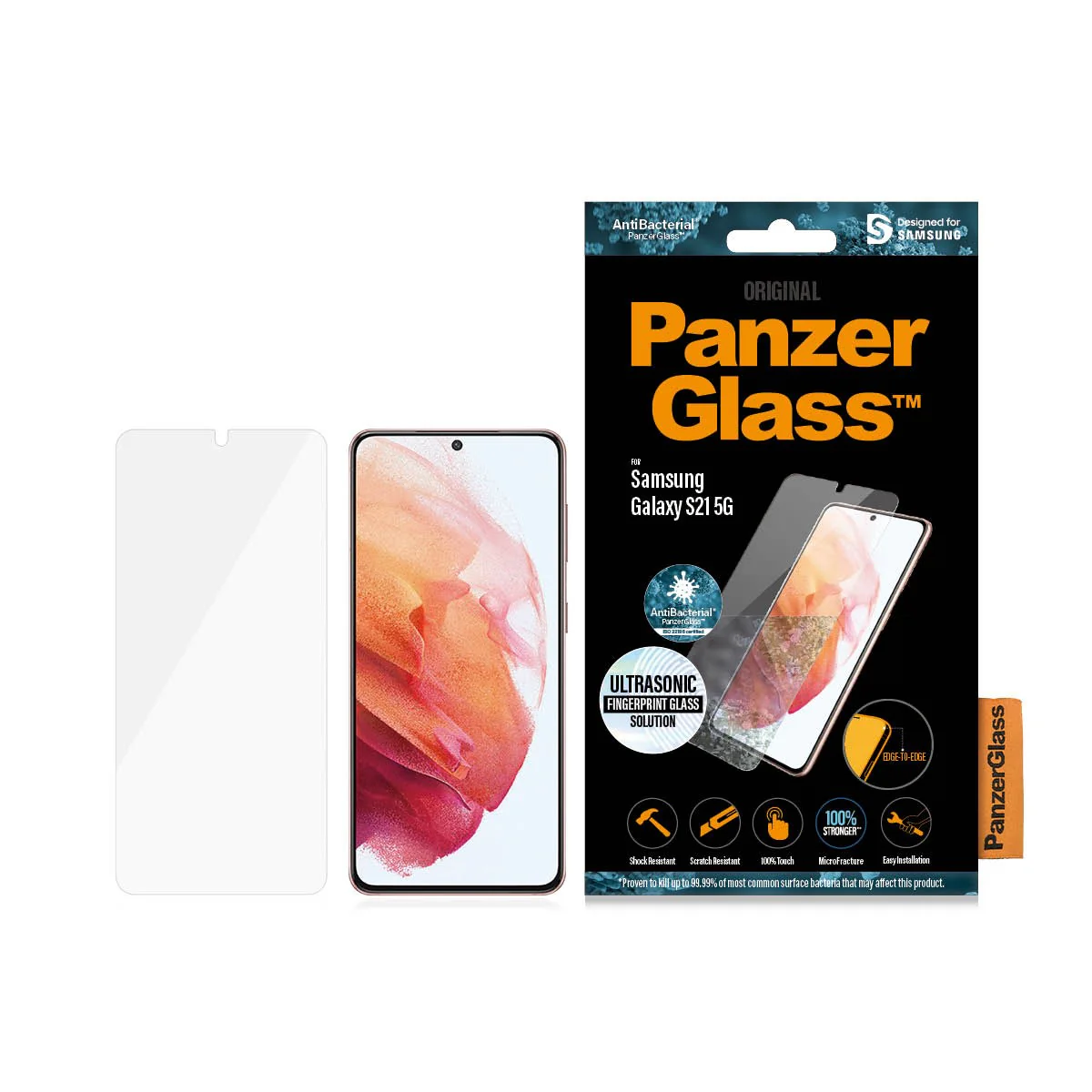 PanzerGlass® Skærmbeskyttelse Samsung Galaxy S21 5G - Image 3