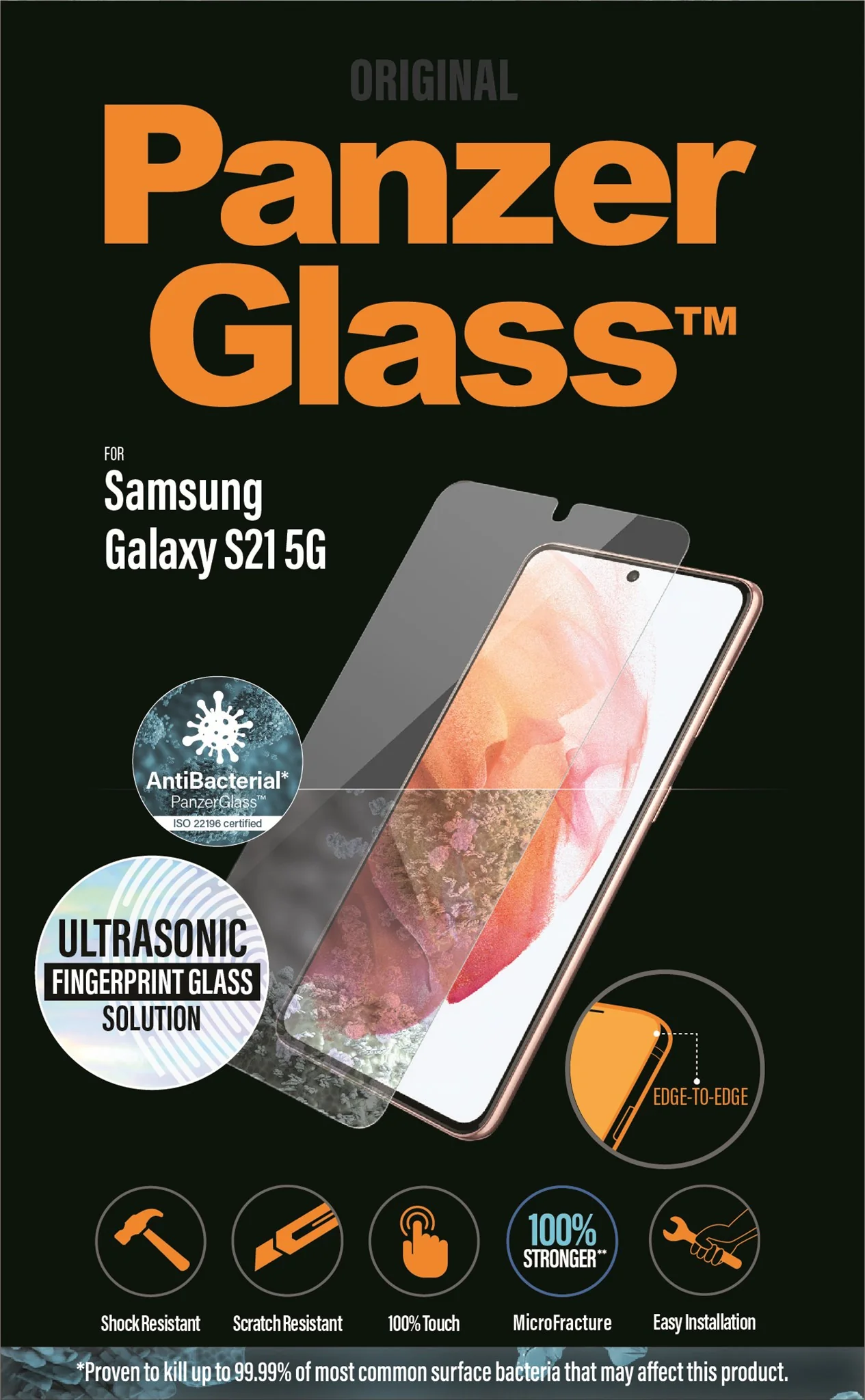 PanzerGlass® Skærmbeskyttelse Samsung Galaxy S21 5G - Image 8