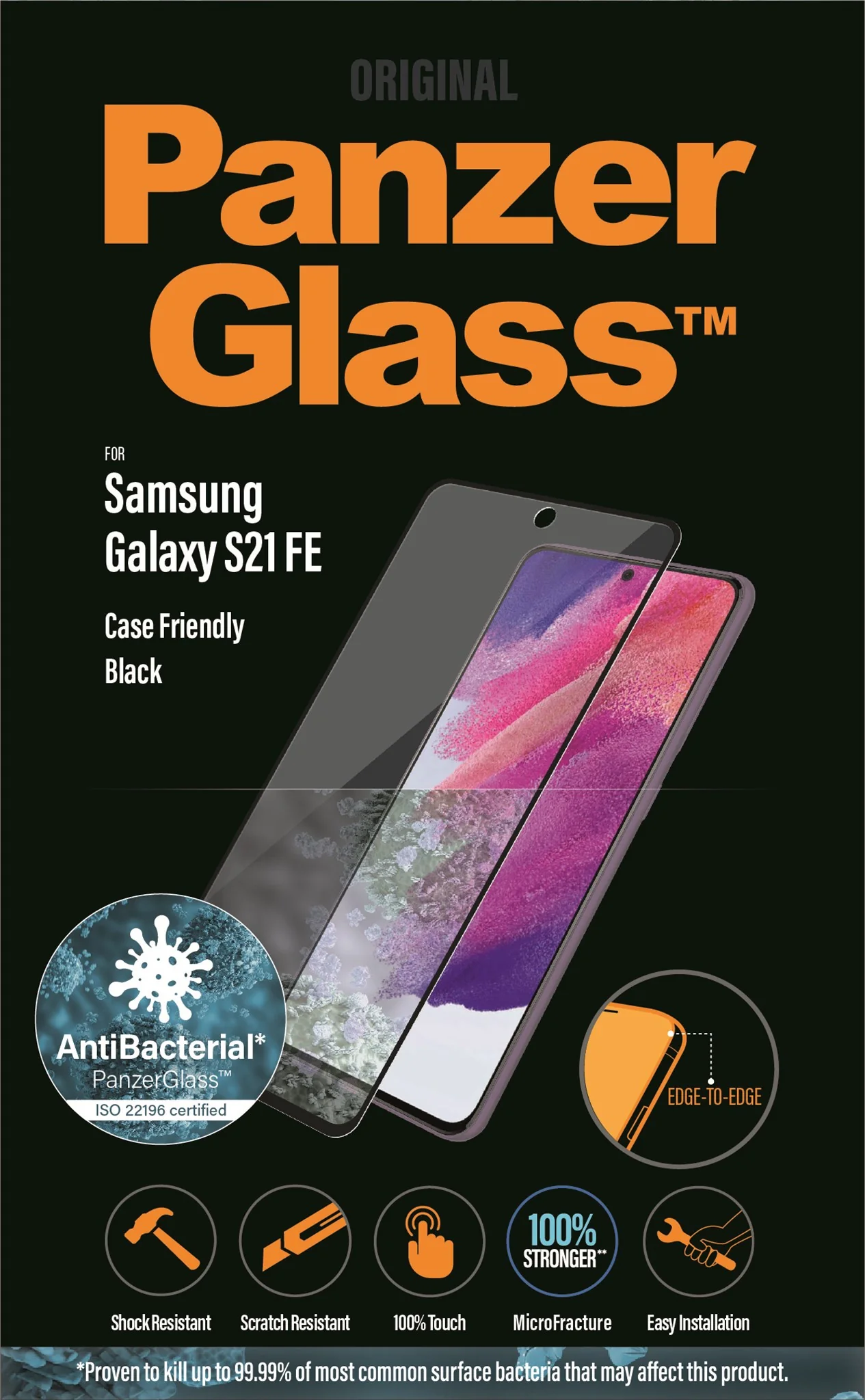 PanzerGlass® Skærmbeskyttelse Samsung Galaxy S21 FE - Image 8
