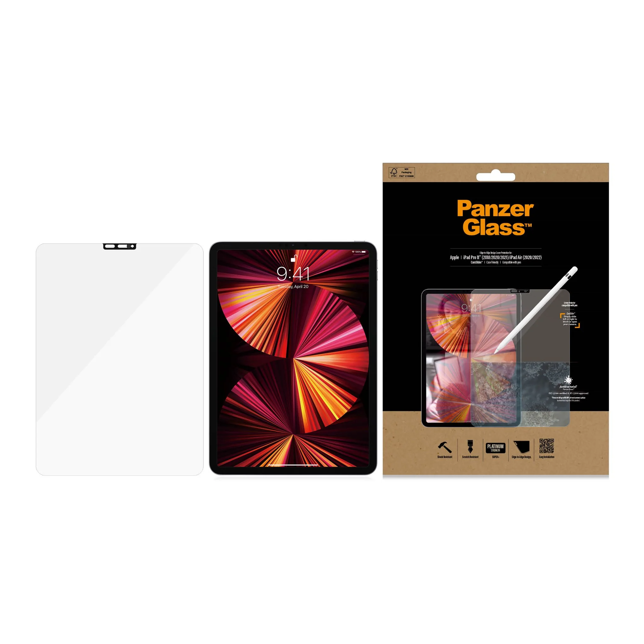 PanzerGlass® Skærmbeskyttelse iPad Pro 11″ (2018, 2020-2022, 2024) | Air 10.9'' (2020, 2022) - Image 3