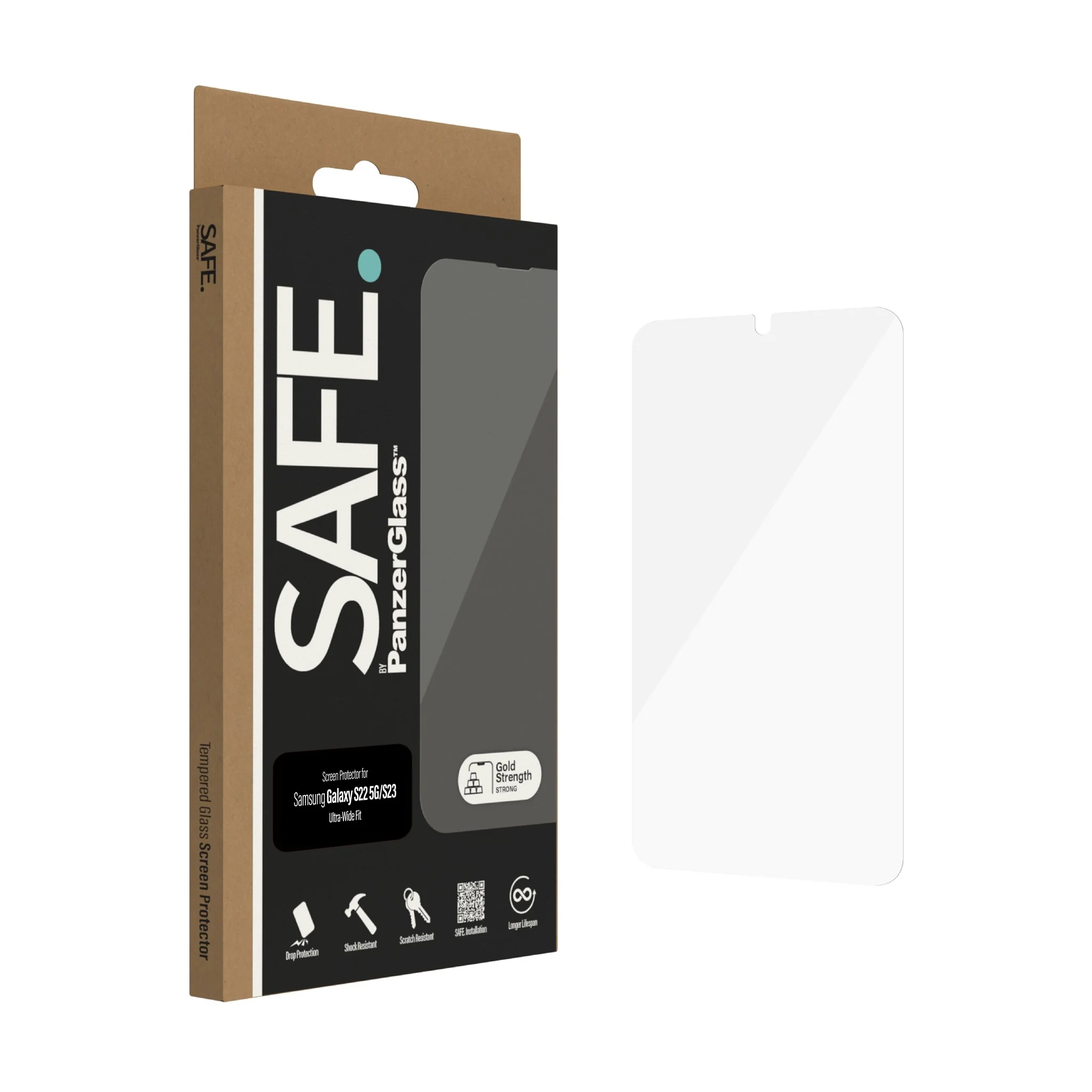 SAFE. by PanzerGlass® Skærmbeskyttelse Samsung Galaxy S22 5G | S23 | Ultra-Wide Fit - Image 3